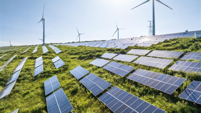 Solar power installations